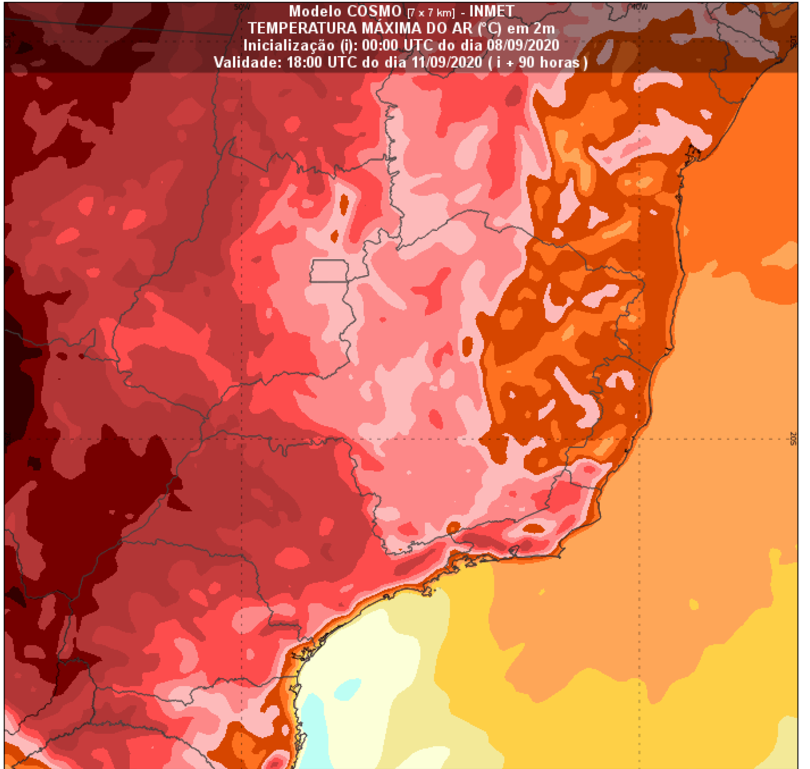 Por conta deste cenário meteorológico, recomenda-se que: as pessoas evitem exercícios físicos ao ar livre nos períodos mais quentes e umidifiquem o ambiente